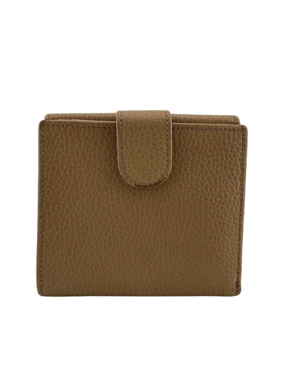 Gucci Interlocking G Leather Bifold Wallet Beige